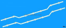Barz LED Backlight Array Samsung UE32N5300 UE32N5000 UE32T5300 BN96-46574A 32" CY-JN032BGER1V CY-JN032BGAR1V CY-JN032BGLR3V V8DN-320SM1-R1 LM41-00618A 2pcs