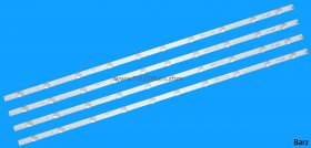 Barz LED Backlight Array Hisense 43A7GQTUK 43A7HQTUK HD425Z6U52-T0L1 ZD_SSC_D425_4x10_02_TDE30 _V3.10_20210520 SVH425A21 4pcs