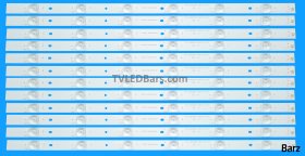 Barz LED Backlight Array Sharp LC-50CFE5101K 50" HWV5042C LC.44A01.001 RF-AJ500E32-0601S-02 A0 12pcs