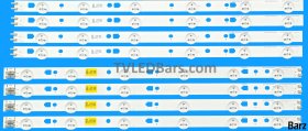 Barz LED Backlight Array Samsung BN96-24090A BN96-28682A 40" LTJ400HV11 LTJ400HM08 LTJ400HF03 D1GE-400SCA-R3 D1GE-400SCB-R3 10pcs