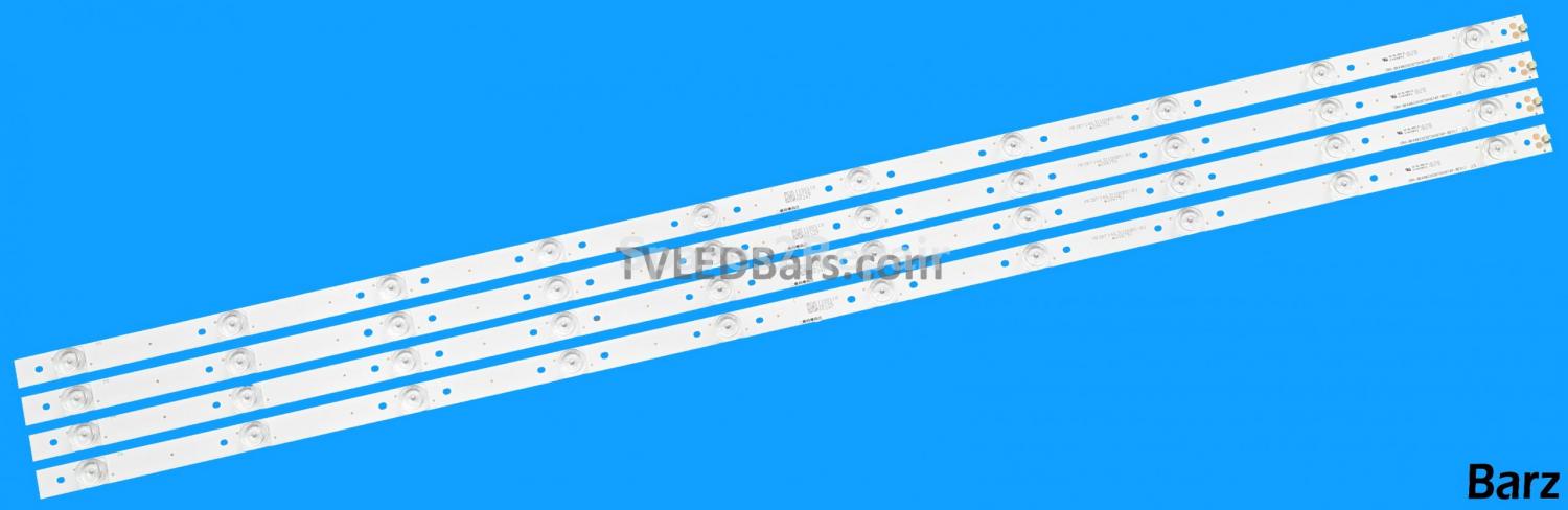 Barz LED Backlight Array Hisense H49N5500 H49N5700 49" HD490N3U81 HD490N3U82 HD490N3U8 JL.D490A1330-003DS-M 4pcs