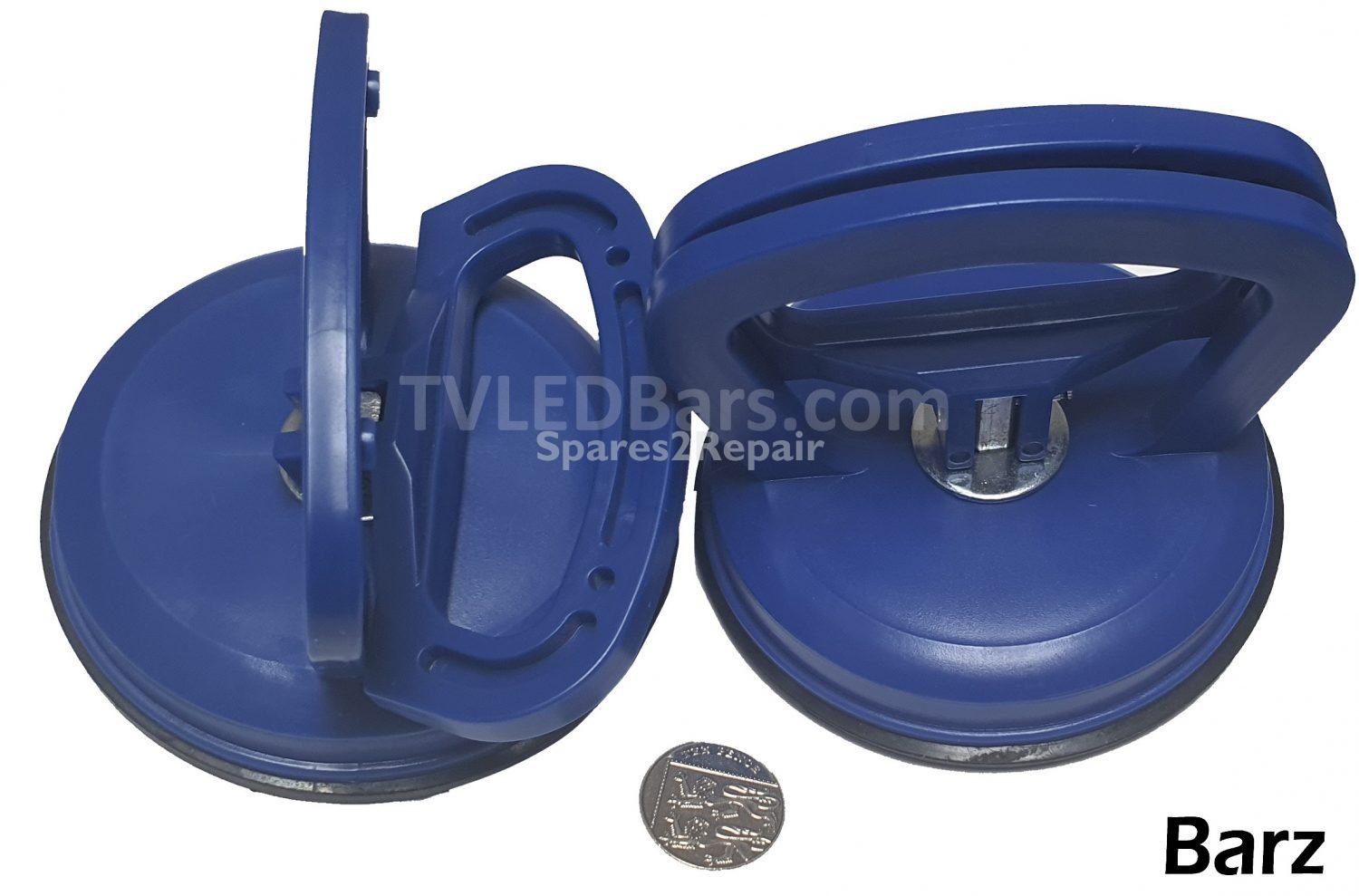 Barz Large Strong Suction Cups for LCD Panel Removal Open Cell LED TV Large Screen x2 (Pair)