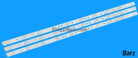 Barz LED Backlight Array JVC LT-32C460 LT-32C461 LT-32C350 Logik L32HE17 32" LED315D10-07(B) 3pcs