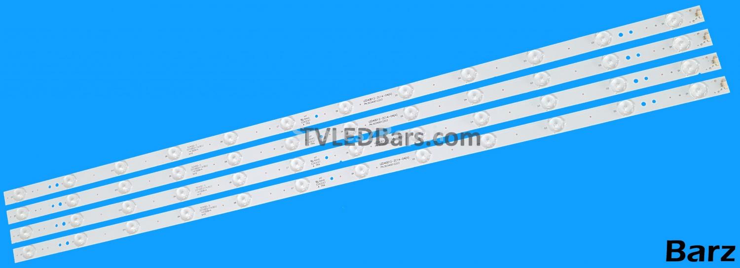 Barz LED Backlight Array JVC LT-40C550 LT-40C551 LED40D12 4pcs