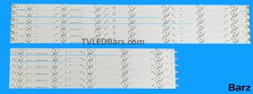 Barz LED Backlight Array Philips 996598003625 50" TPT500J1 TPT500DK1 TPT500UK 500TT67 + 500TT68 12pcs