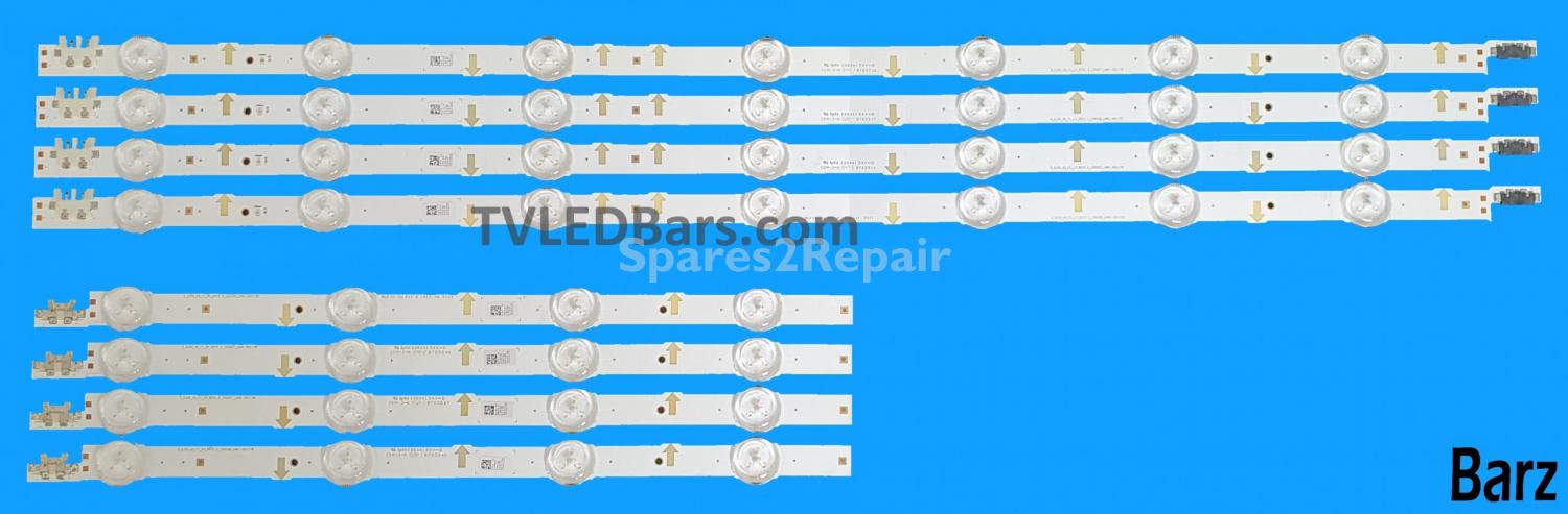 Barz LED Backlight Array Samsung BN96-36336A + BN96-36337A 43" GJ043BGA-B1 GJ043BGA-B2 8pcs