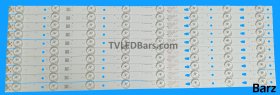 Barz LED Backlight Array 49" JVC LT-49C550 Polaroid MHDV4933-U4 LED49D8-01(A) 10pcs