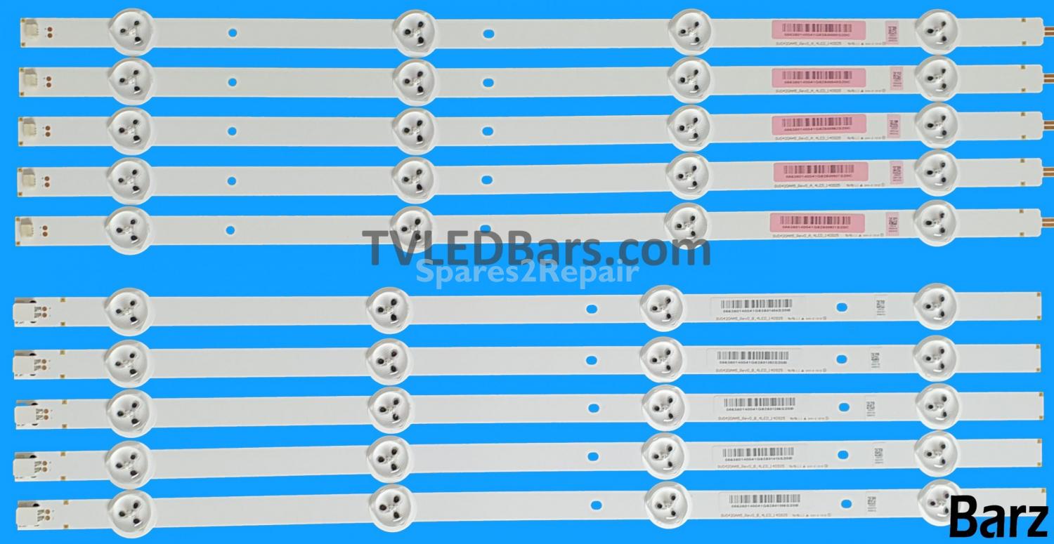 Panasonic LED Backlight Array Panasonic V420FWSD09 L5EDDYY00614 L5EDDYY00613 L5EDDYY00658 42" SV0420A88 10pcs