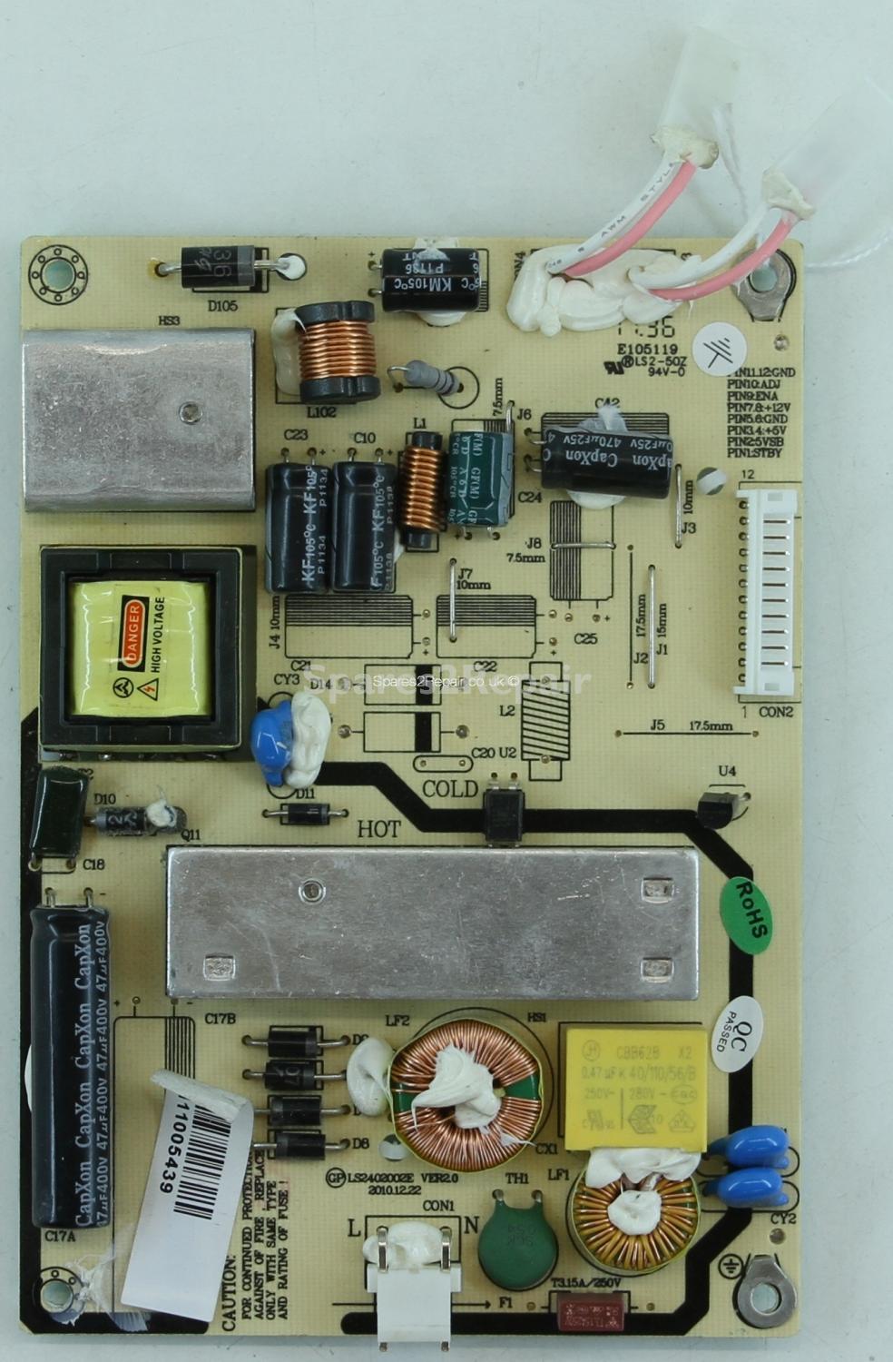 Bush BLED24FHDL8 - PSU - 860-AZ0-LS240202AH - LS2-50Z - LS2402002E-02A-GP