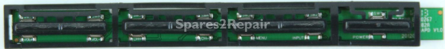 Bush BLED32HDRAE - Buttons - 2E07402A - LR42 KEY BOARD V1.0