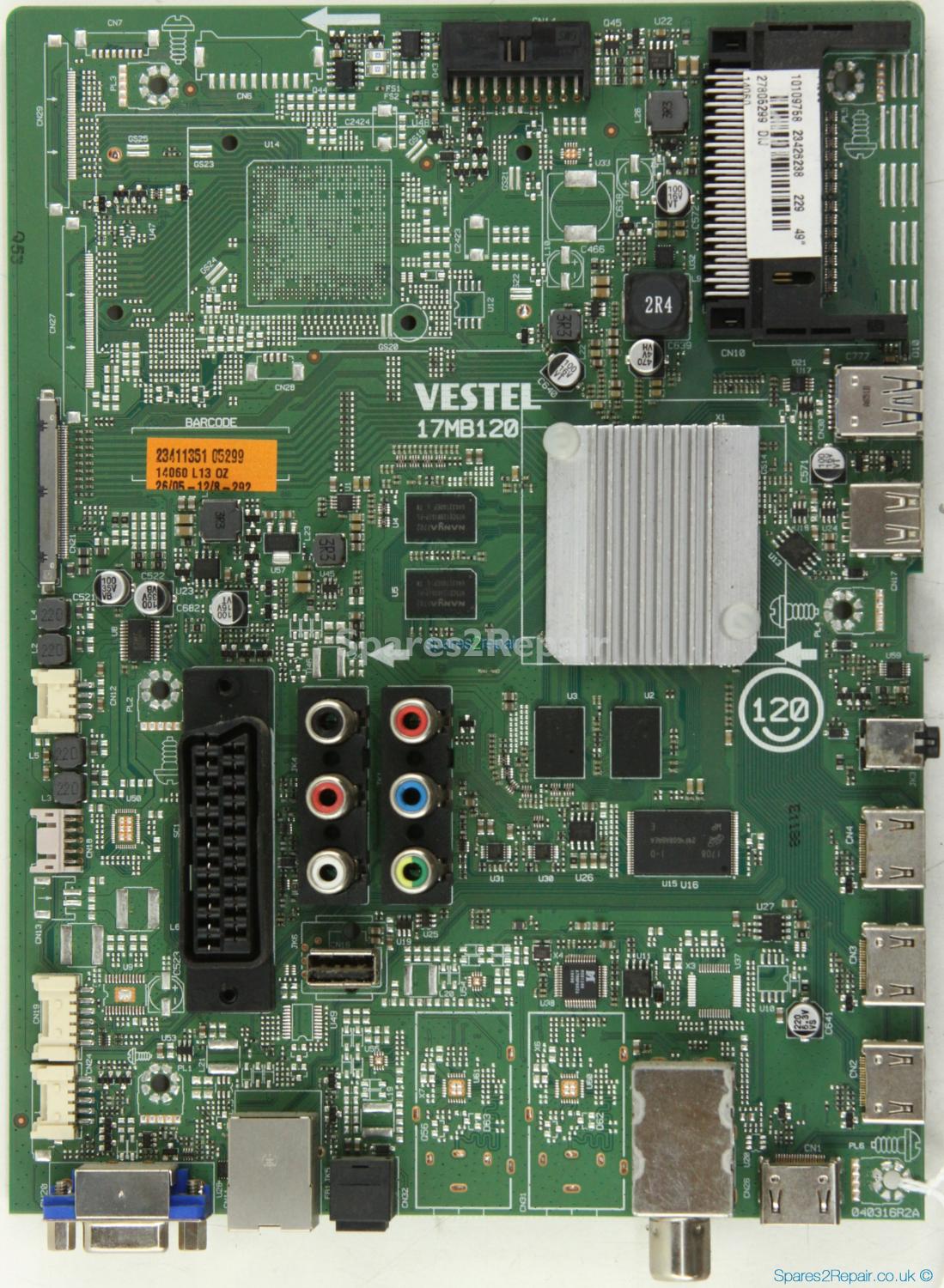 Bush LED49400UHDFVP - Main AV - 23426238 - 17MB120 - 040316R2A