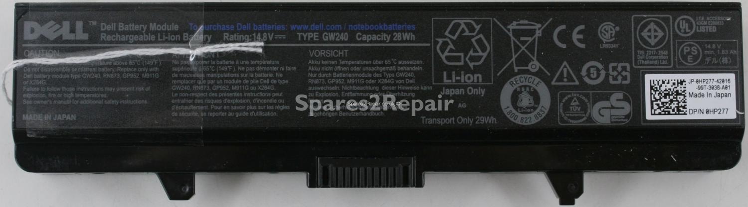 Dell Inspiron 1525 - Battery - 0HP277 - 28Wh - 14.8V - Li-ion (Original)