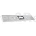 Operating Unit Screen - 140123183018 Control Panel Inox 60cm Hexago [Electrolux Aeg]