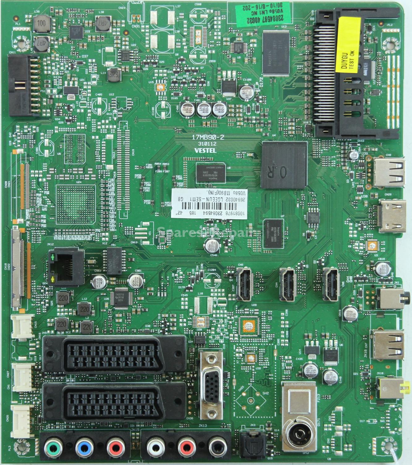 Finlux 42FLHT911LH - Main AV - 23084594 - 17MB90-2 - 310112