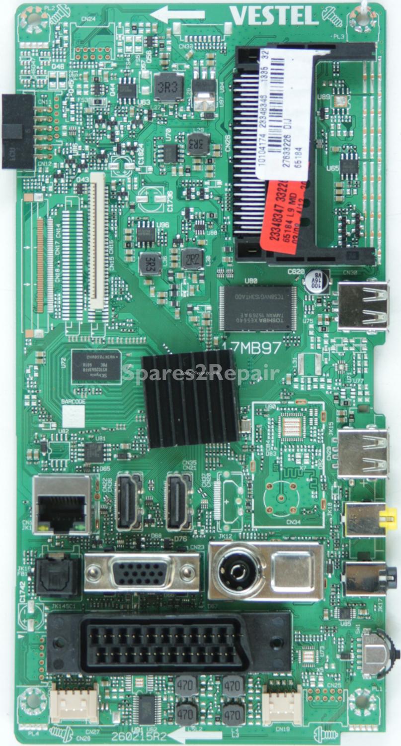 Hitachi 32HB6T41U - Main AV - 23348346 - 17MB97 - 260215R2