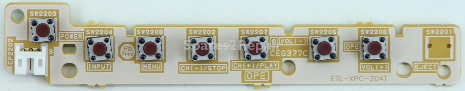 Hitachi 26LD5550U - Buttons - CEG377C - ETL-XPC-204T
