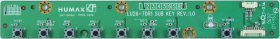 Humax LU26-TD1 - Buttons - 01004-4240 A1 - LU26-TDR1 SUB KEY REV.:1.0