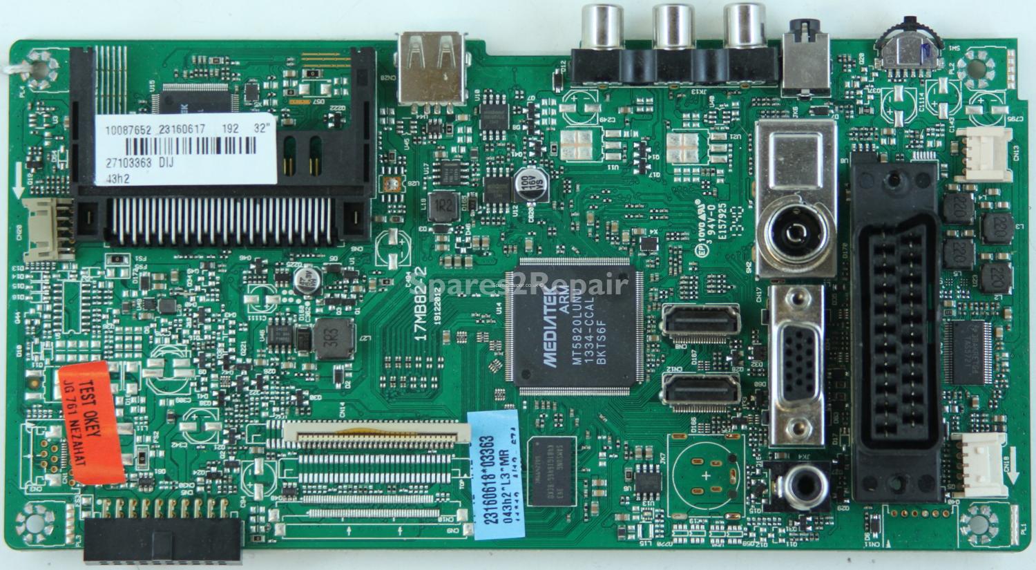 JVC LT-32DD52J - Main AV - 23160617 - 17MB82-2 - 19122012