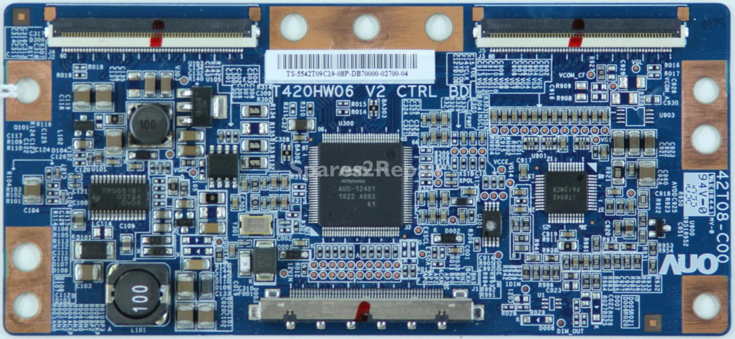 LG 42LE4900 - T-Con - 55.42T09.C19 - T420HW06 V2 CTRL BD - 42T08-C00