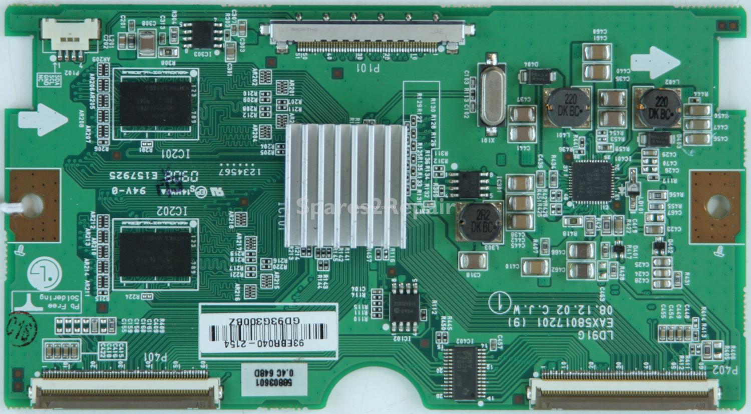 LG 42LH4010 - T-Con - EBR58803601 - EBR61248202 - EAX58017201 (9) - LD91G