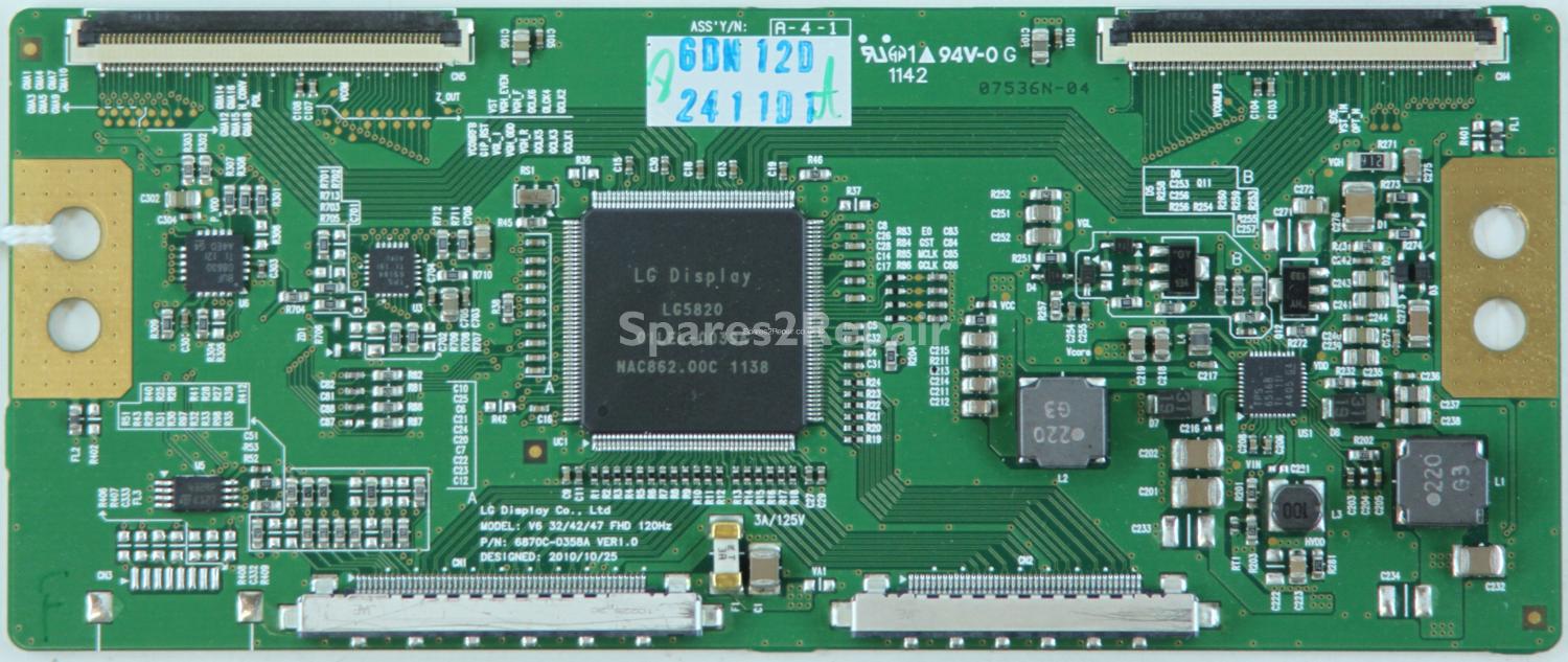 LG 47W4500 - T-Con - 6871L-2411D - 6870C-0358A - VER1.0
