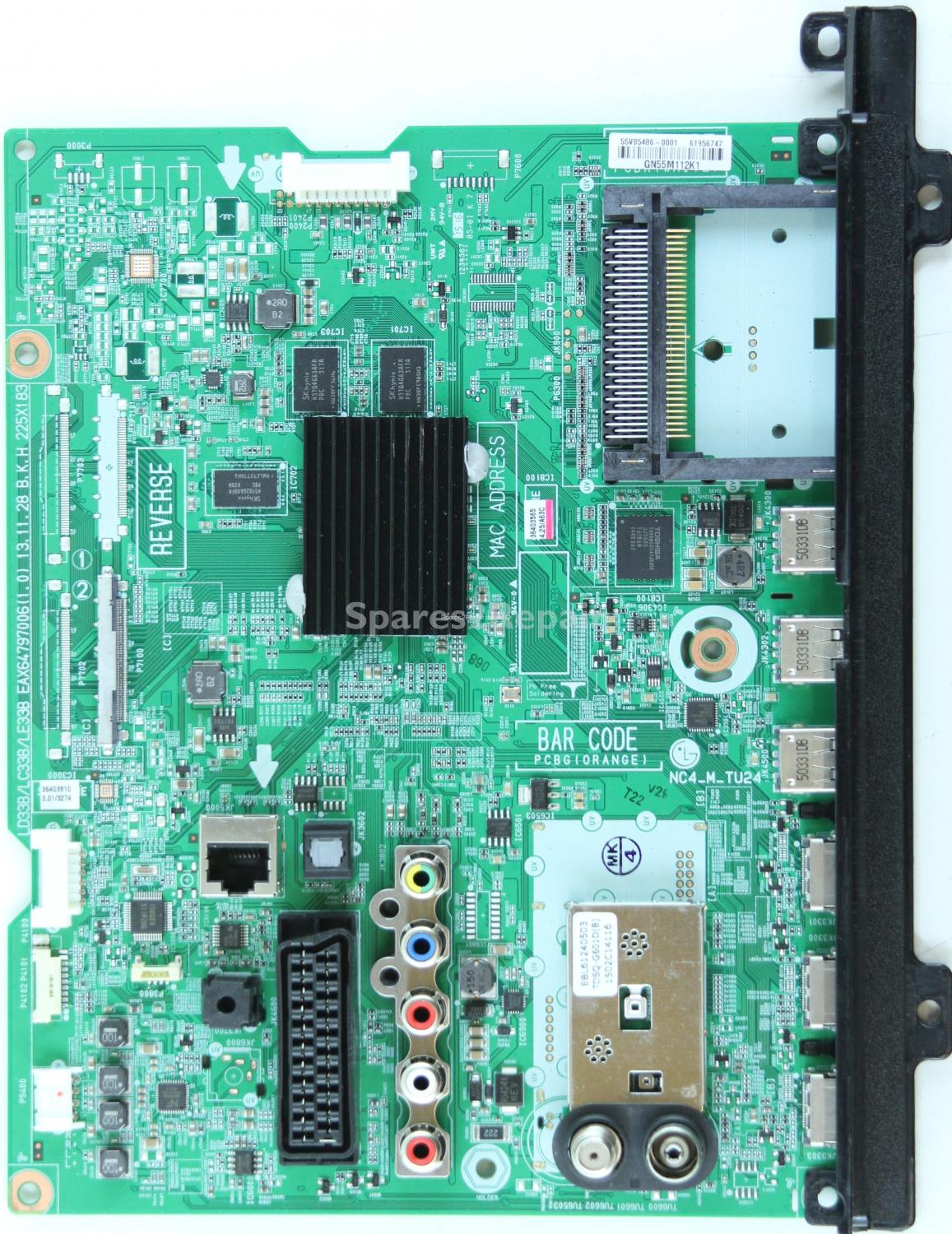 LG 42LA620V - Main AV - EAX64797006(1.0) - 61956747 - LD33B/LC33B/LE33B