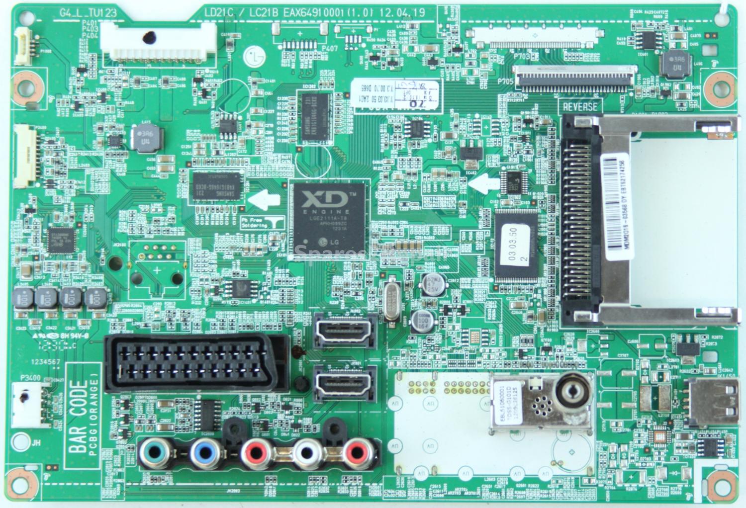 LG 32LS3500 - Main AV - EBT62174258 - EAX64910001(1.0) - LD21C/LC21B