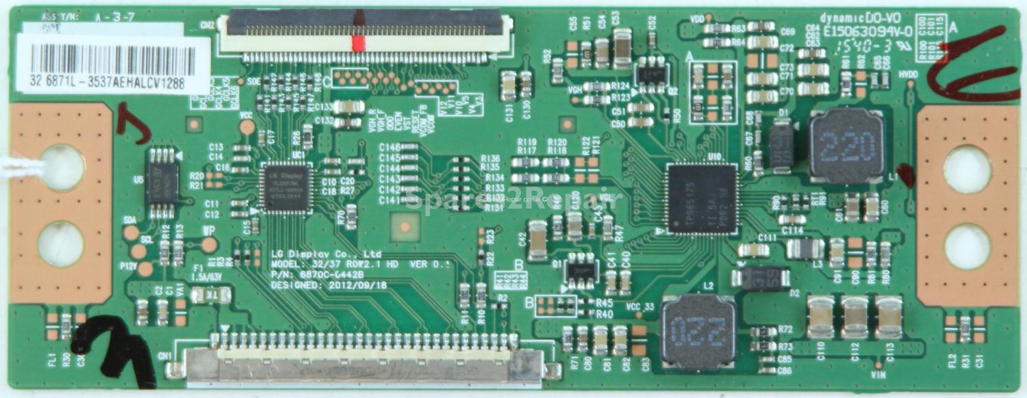 LG 32LF510B - T-Con - 6871L-3537A - 6870C-0442B - 32/37 R0W2.1 HD VER0.1