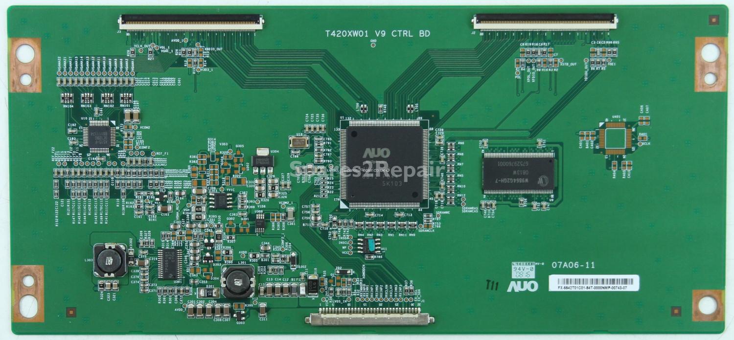 LG 42LG3000 - T-Con - 55.42T01.C01 - T420XW01 V9 CTRL BD - 07A06-11