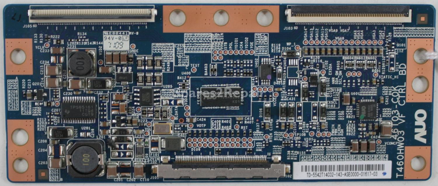 LG 42LK450U-ZB - LVDS - T460HW03 VF CTRL BD - 46T03-C0K - 55.42T14C02.143