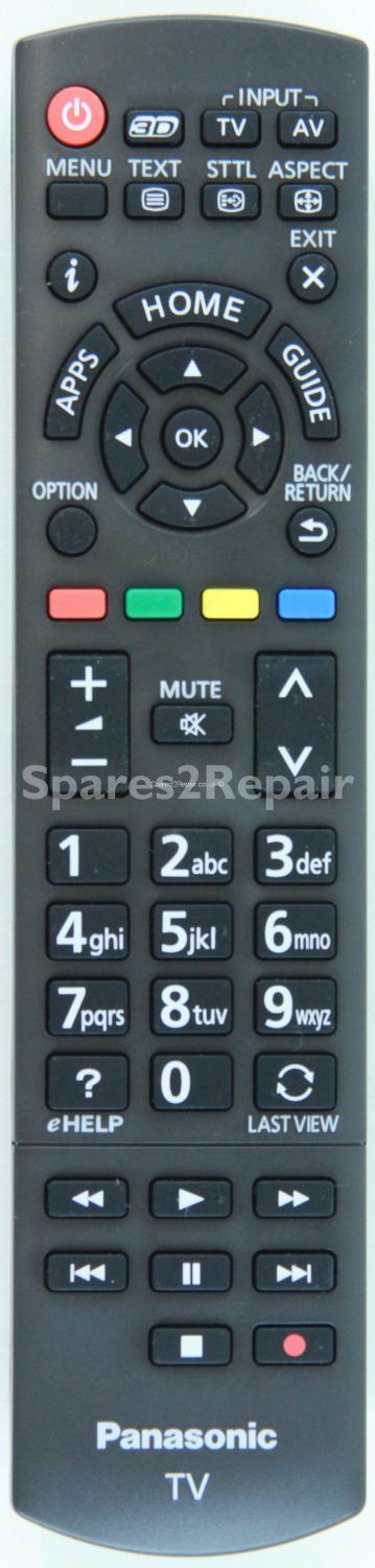 Panasonic Remote Control N2QAYB000829 (Original) (Genuine)
