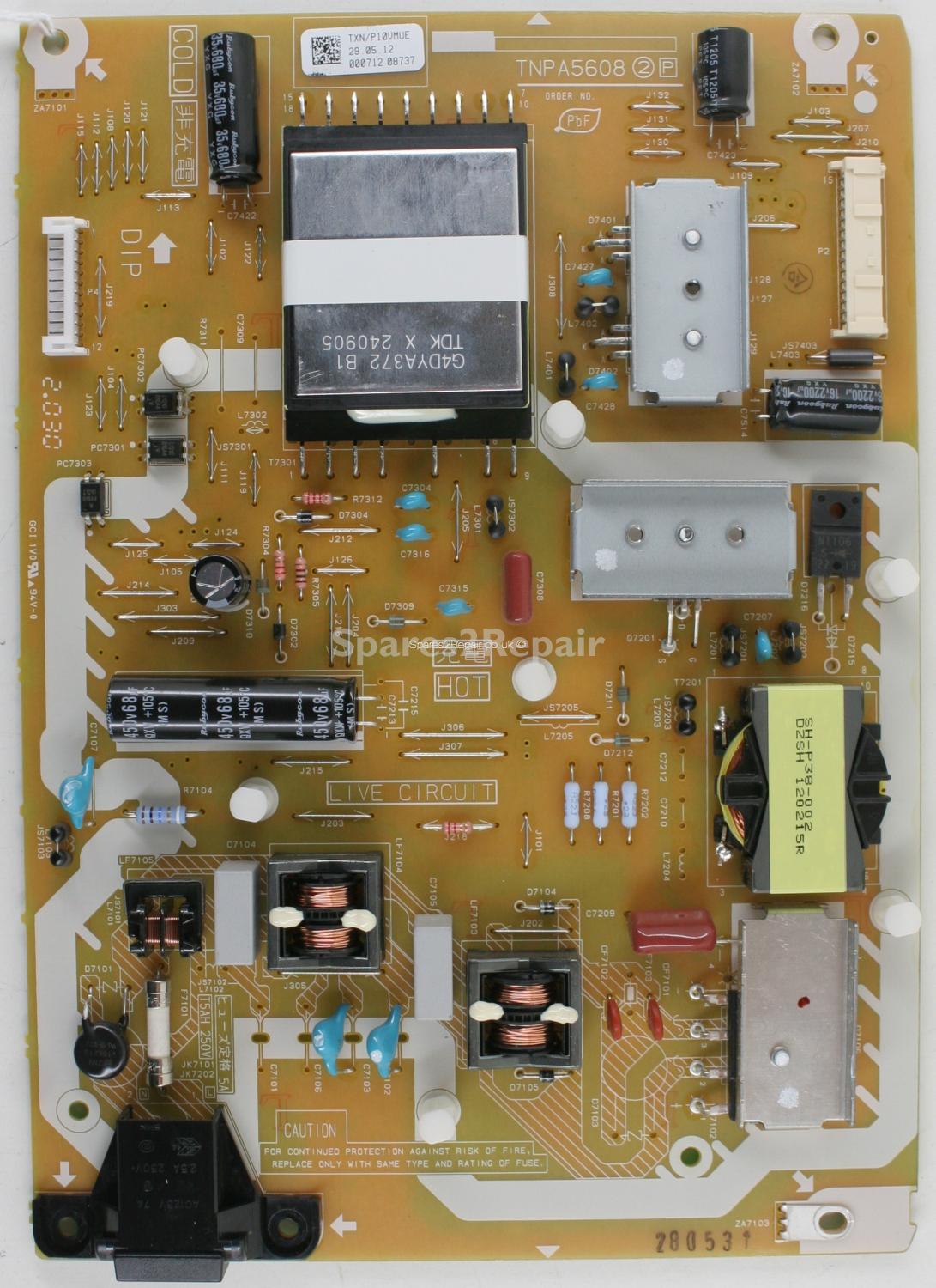Panasonic TX-L47E5B - PSU - TNPA5608 2P - TXN/P10VMUE