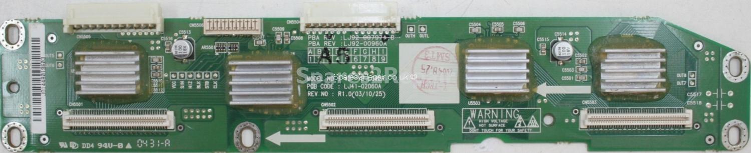 Philips 42PF9946/12 - YDRV - LJ92-00797A - A5 - LJ41-02060A - R1.0 - 42-YB-LOWER