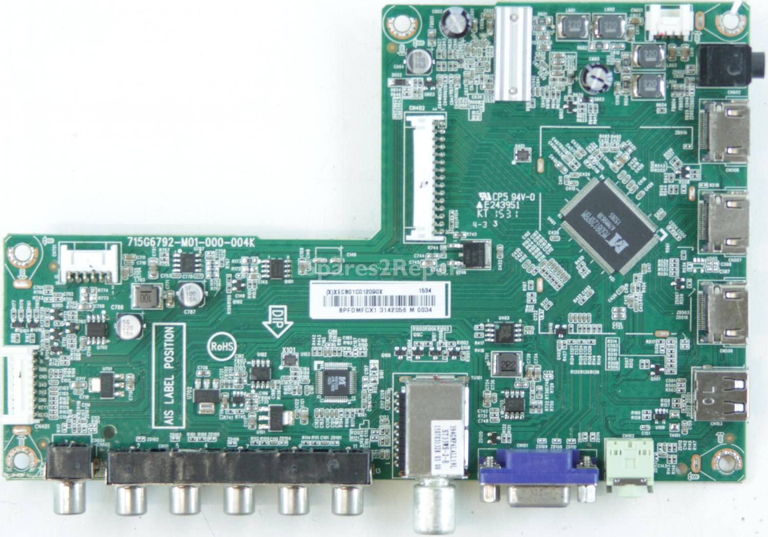 Philips 40PFT5109/98 - Main AV - 715G6792-M01-000-004K