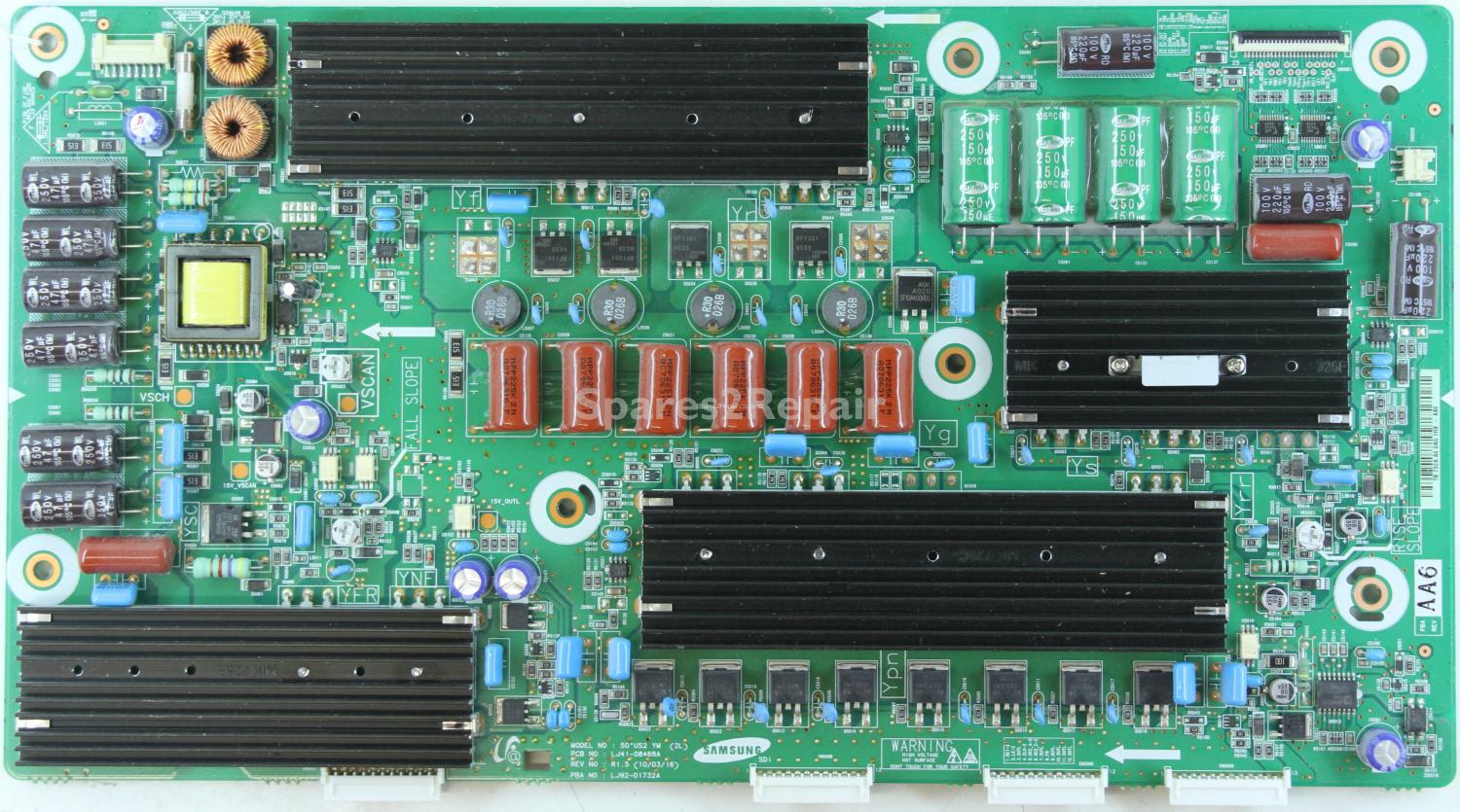 Samsung PS50C6900YK - YSUS - LJ92-01732A A6 - LJ41-08468A - R1.5 - 50 US2 YM (2L)