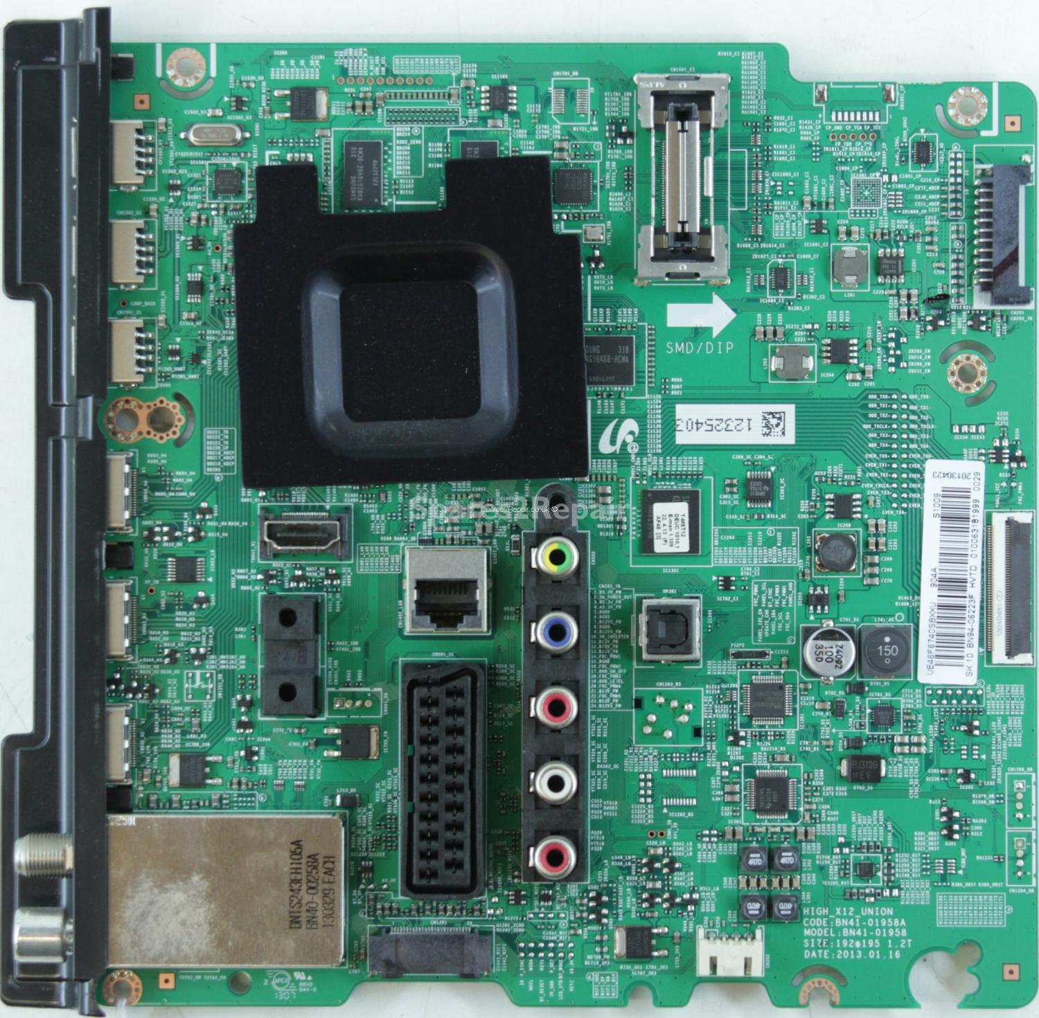 Samsung UE46F6740SB - Main AV - BN94-06223F - BN41-01958A - HIGH_X12_UNION
