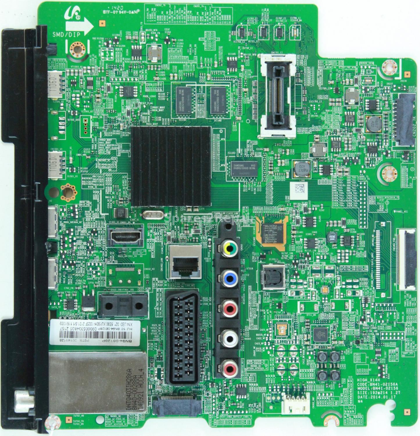 Samsung UE32H5500AK - Main AV - BN94-08128P - BN41-02156A - HIGH_X14H