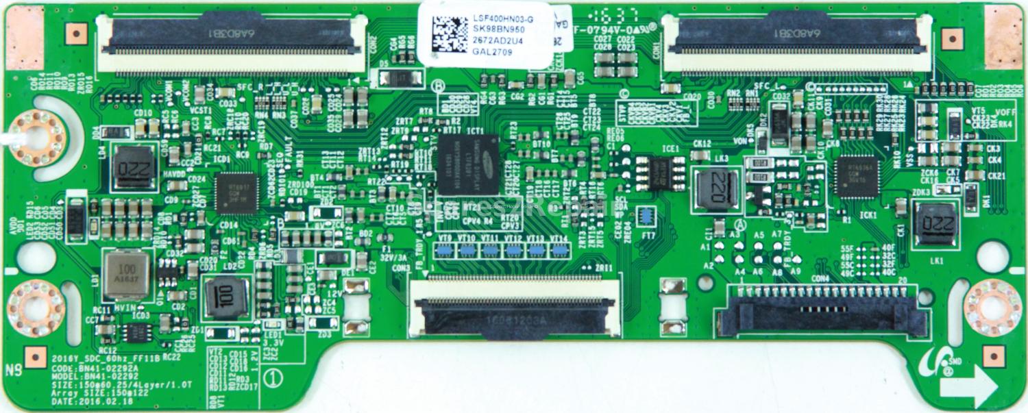 Samsung UE40K5500AK - T-Con - BN95-02672A - BN41-02292A - 2016Y_SDC_60hz_FF11B