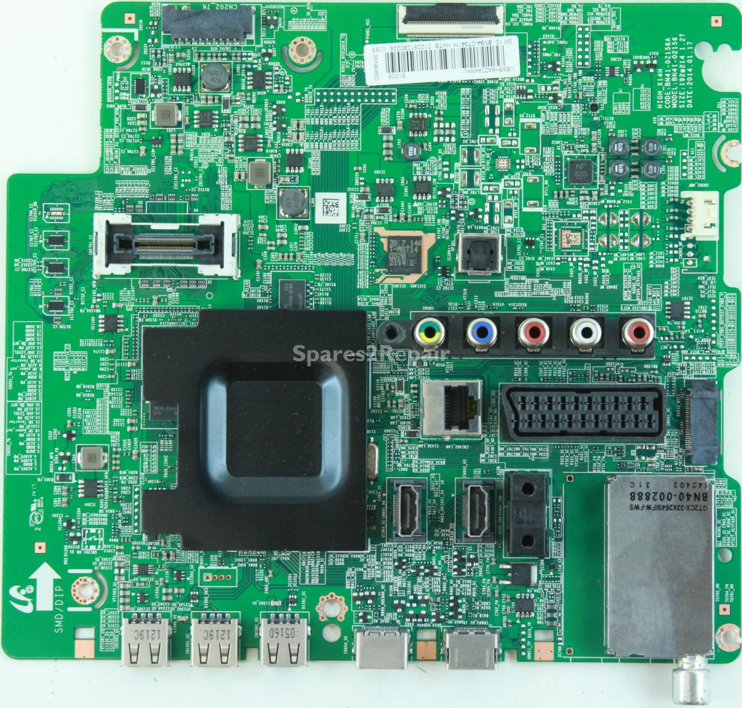 Samsung UE65H6400AK - Main AV - BN94-07341M - BN41-02156A - HIGH_X14H