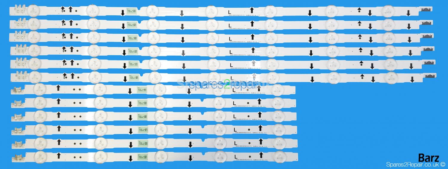Samsung 50 inch Full LED Backlight Array - D4GE_500DCA-R2 + D4GE_500DCB-R2 - BN96-30427A + BN96-30428A
