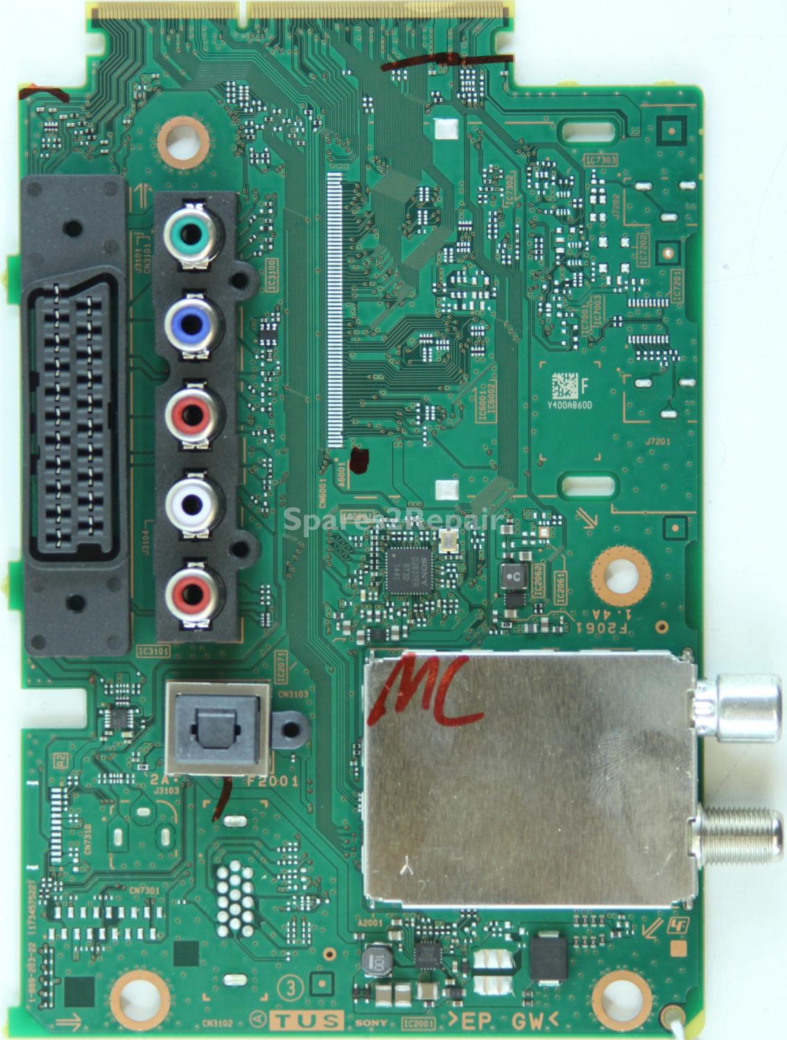 Sony KDL-32W706B - Main AV - Y400A860D - 1-889-203-22 - 173457522