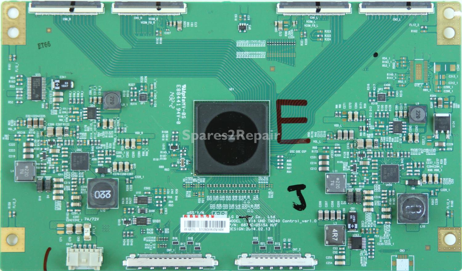 Sony KD-49X8505B - T-Con - 6871L-3712B - 6870C-0515A - V14 UHD TM240 Control_ver1.0