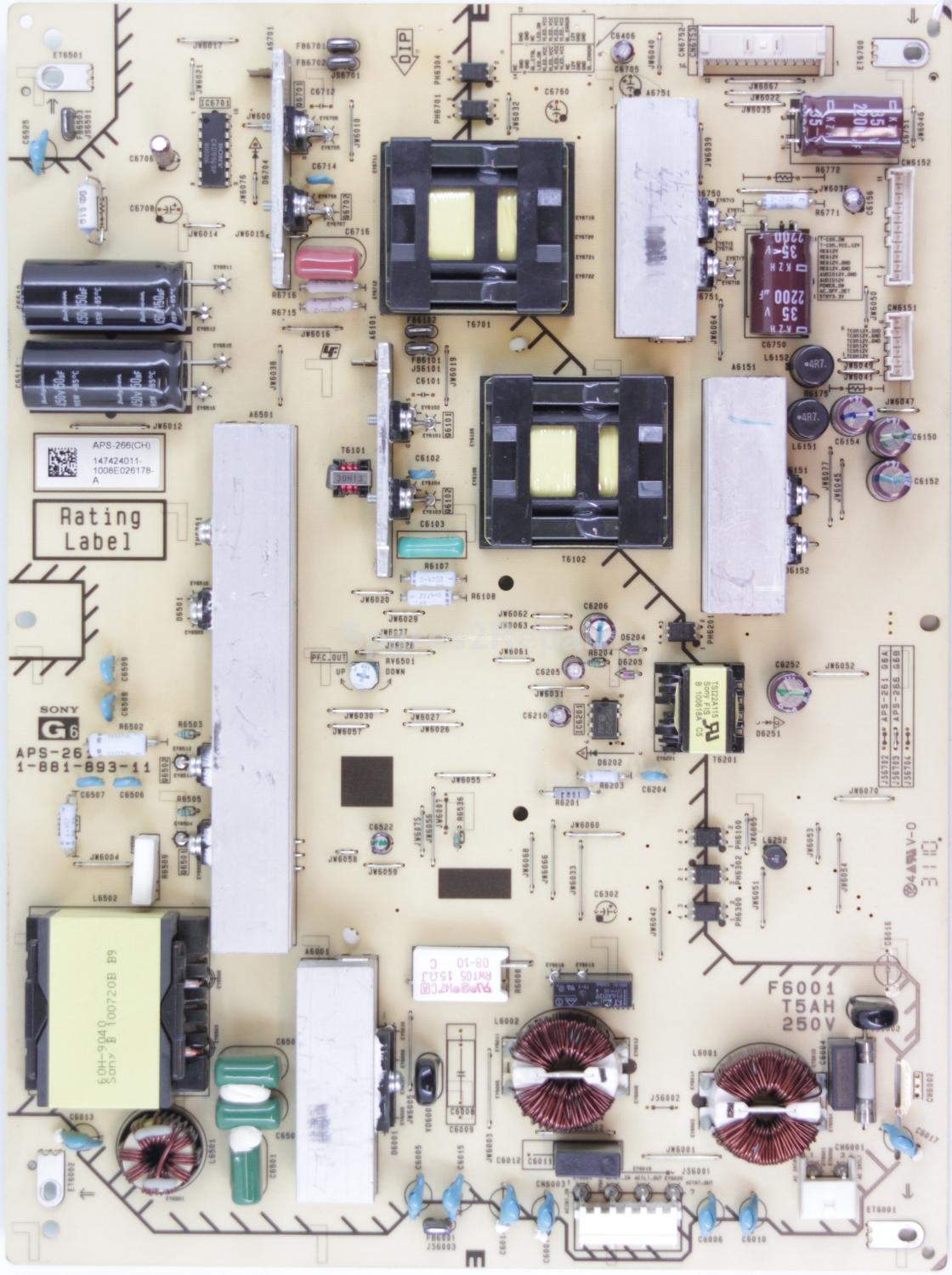 Sony KDL-46HX803 - PSU - 147424011 - 1-881-893-11 - APS-261 - APS266