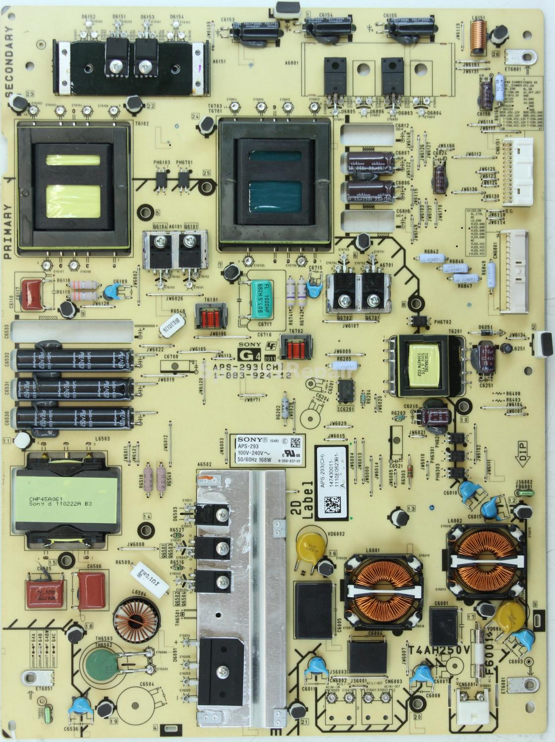 Sony KDL-37EX723 - PSU - 1-883-924-12 - APS-293 (CH)