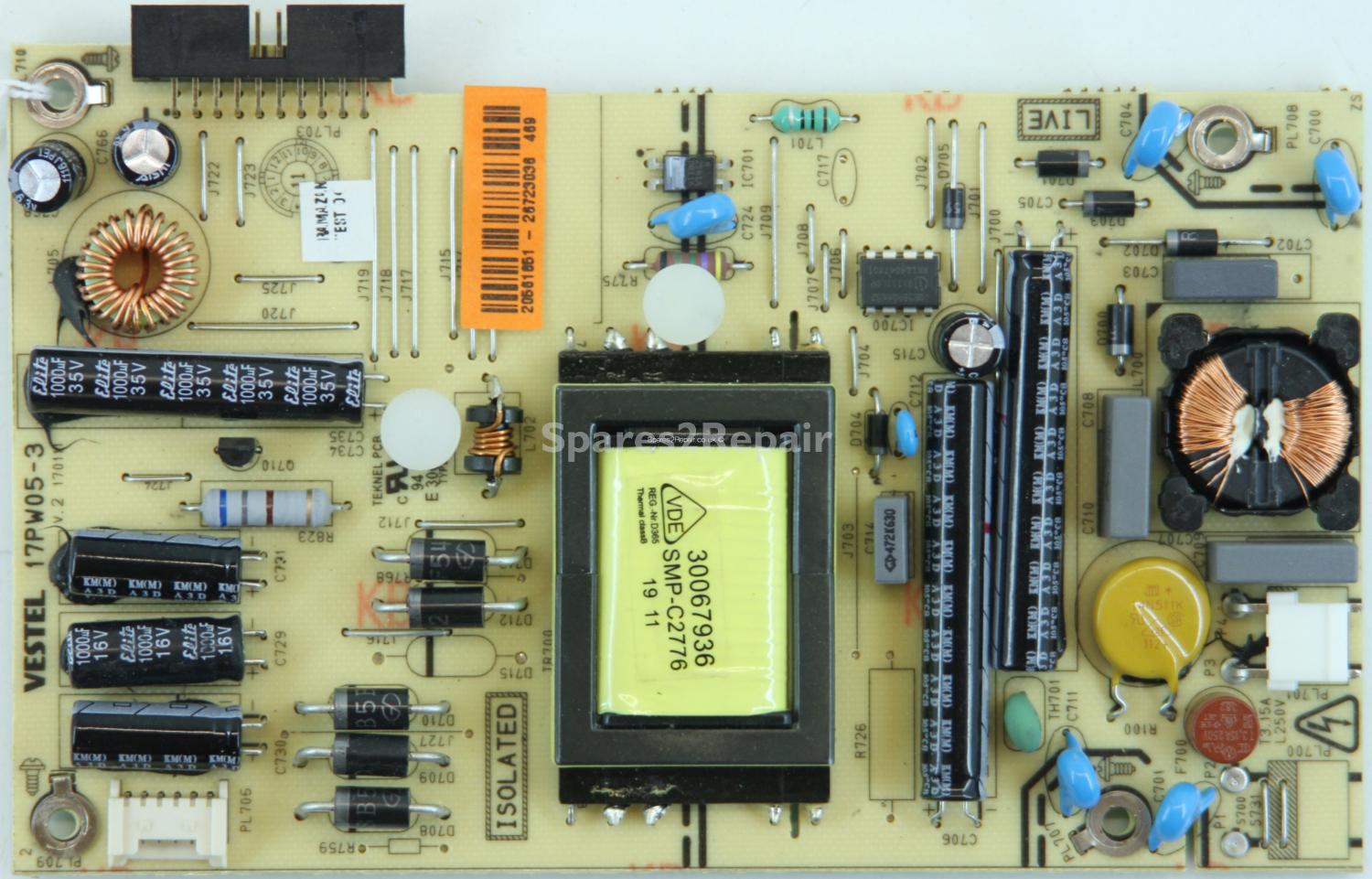 Technika 22-880 - PSU - 20561851 - 17PW05-3 V.2 - 170111