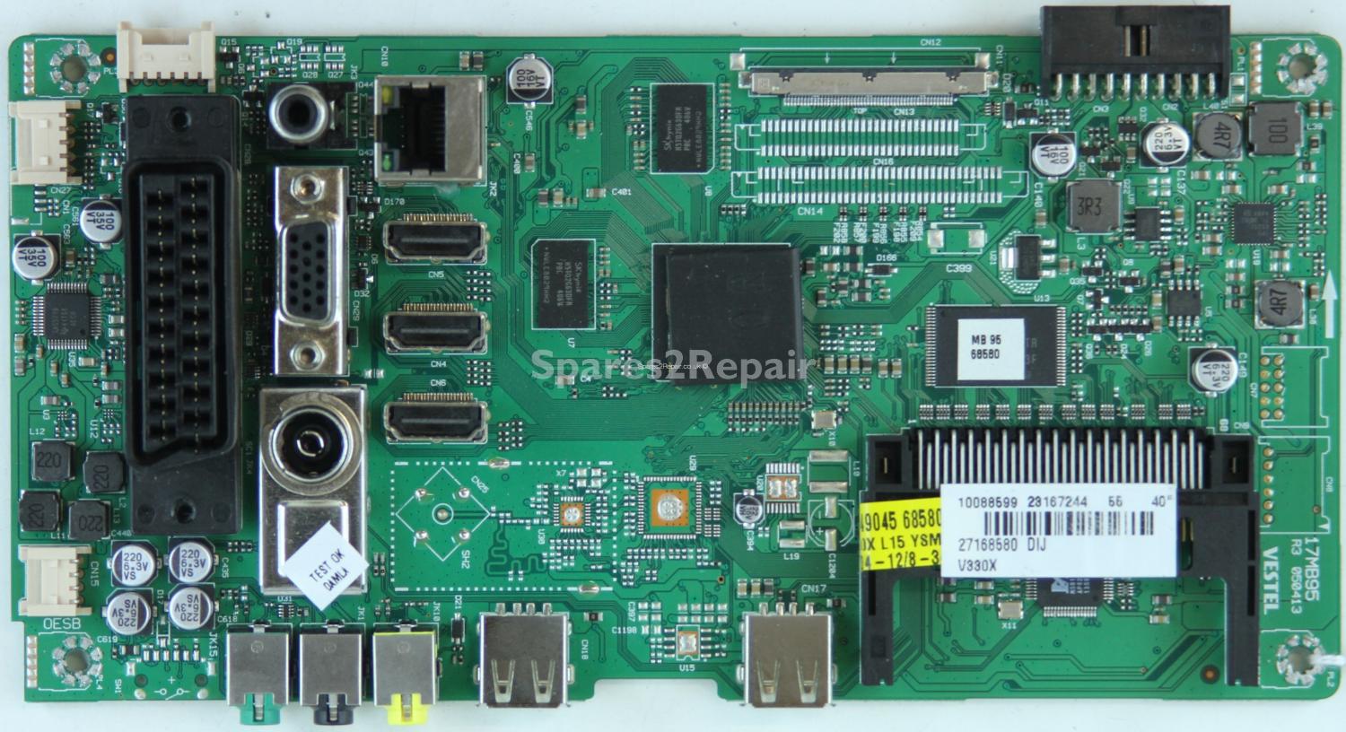 Toshiba 40L3451DB - Main AV - 23167244 - 17MB95 - R3 - 050413