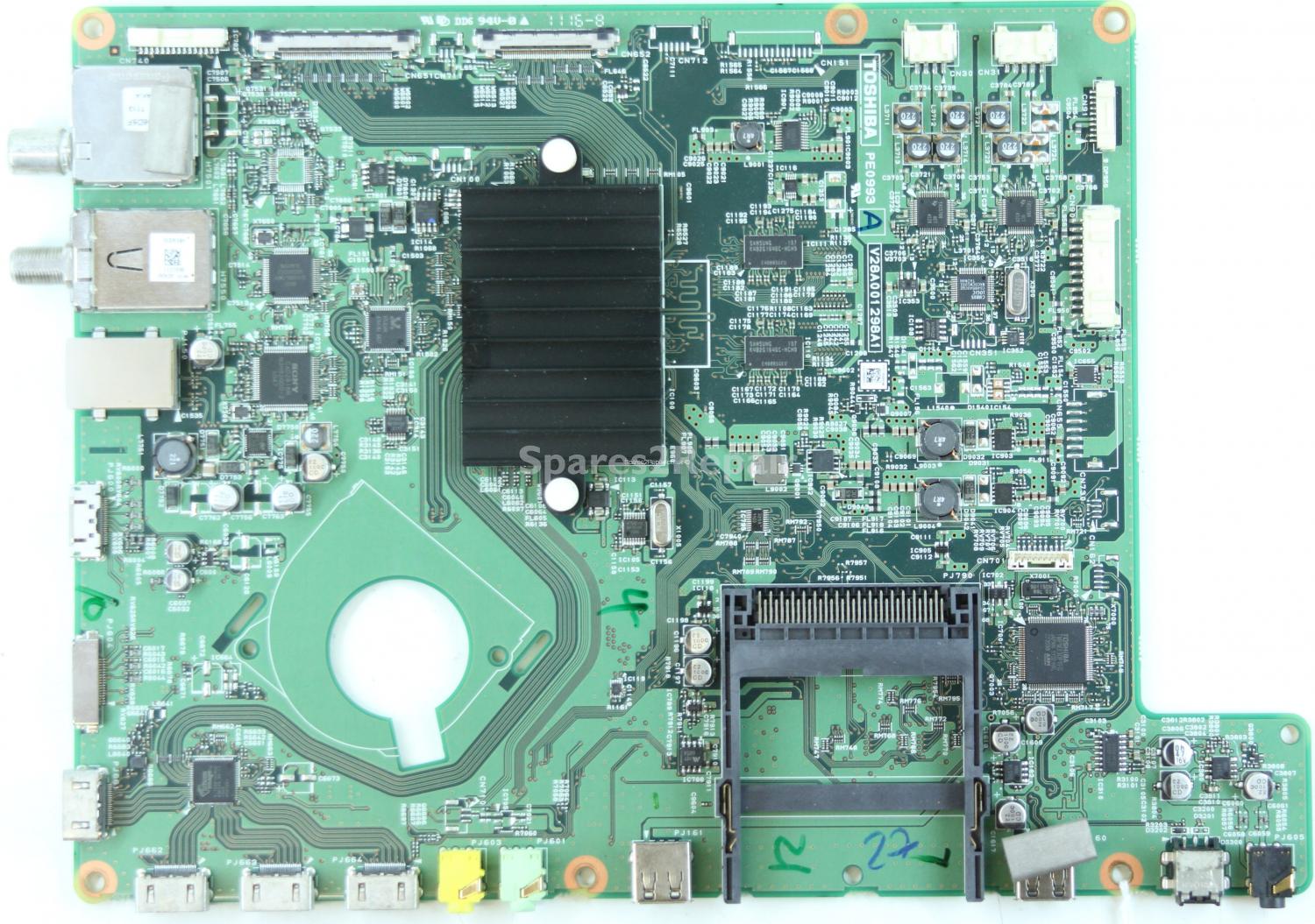 Toshiba 47VL863 - Main AV - PE0993 A - V28A001298A1