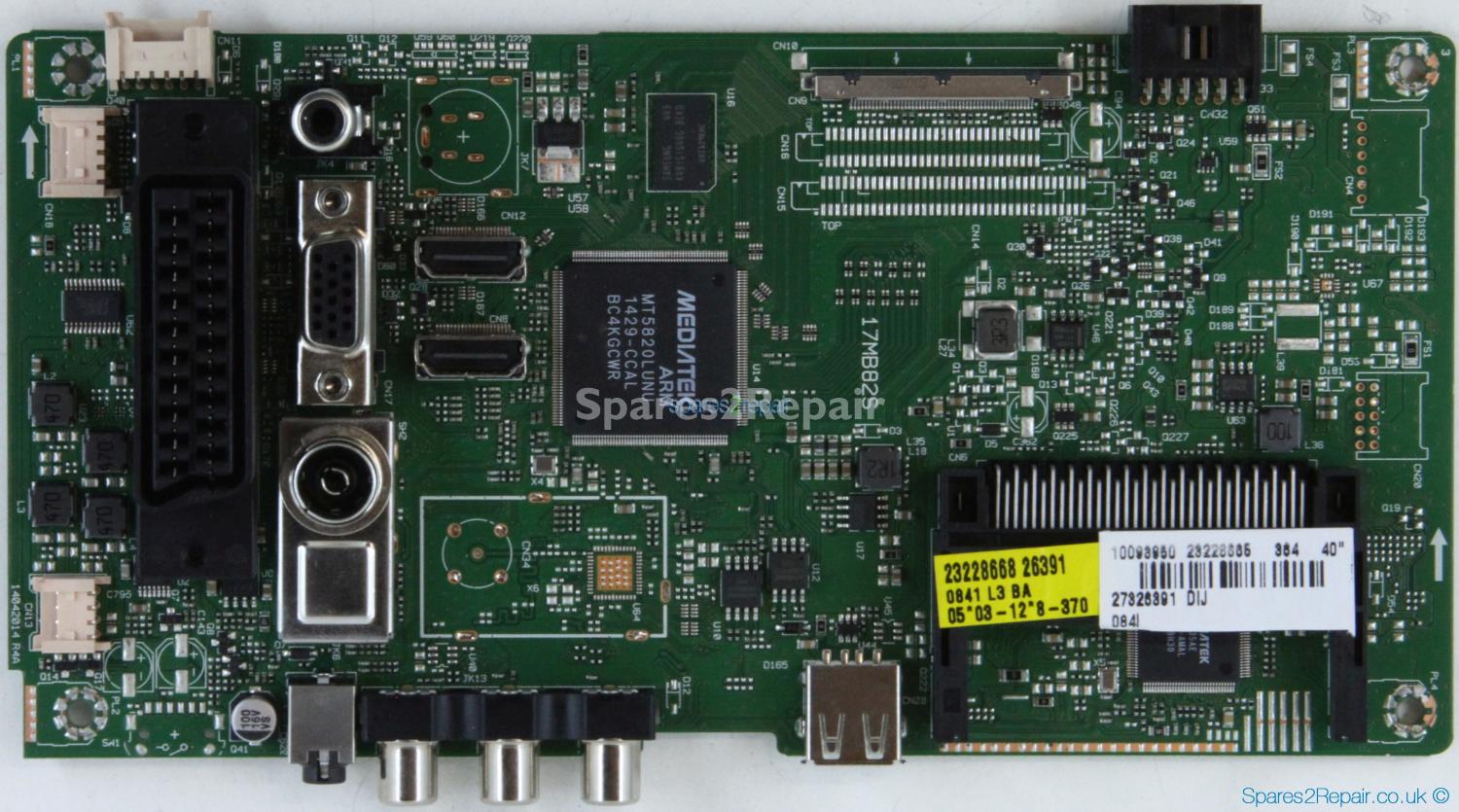 Toshiba 40L1533 - Main AV - 23228665 - 17MB82S - 14042014 R4A
