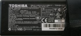 Toshiba - Charger - PA3467U-1ACA - SADP-65KB C - 19V 3.42A (Original)