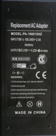 Unbranded - Charger - PA-190015HZ - 3892A300 - 19V 4.22A